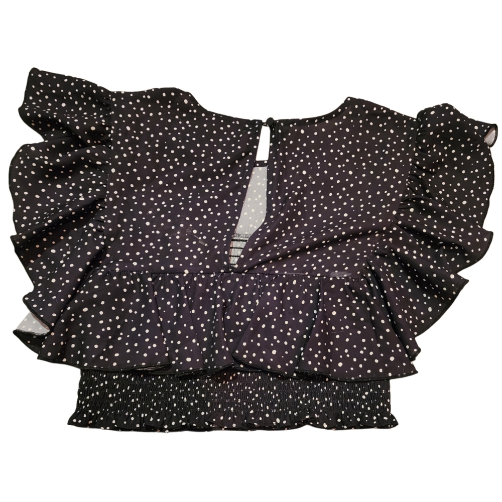BLUE LIFE Ruffled Crop Top - Picture 5 of 7
